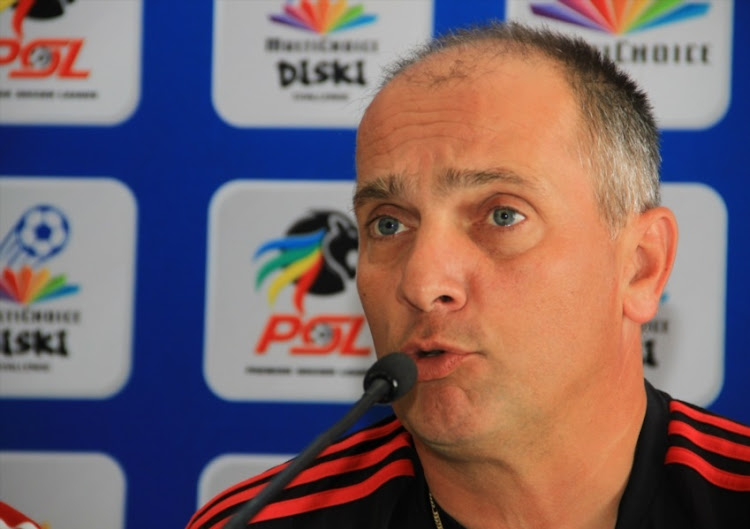 Vladislav Heric (Ajax CT MDC Coach) during the Multichoice Diski Challenge press conference at Ikamva on January 14, 2016 in Johannesburg.