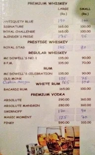 Hotel Rajmahal menu 4