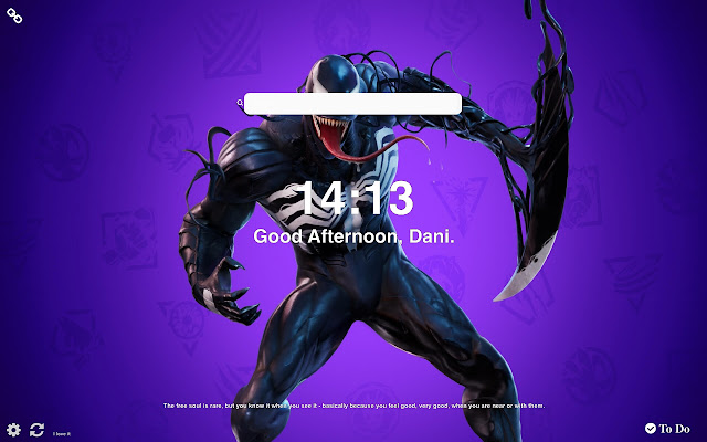 Venom Fortnite HD Wallpapers New Tab