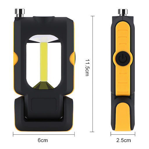 Title 4, Rotating auto repair light with a powerful magn...