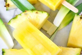 Pineapple Lemonade Ice Pops