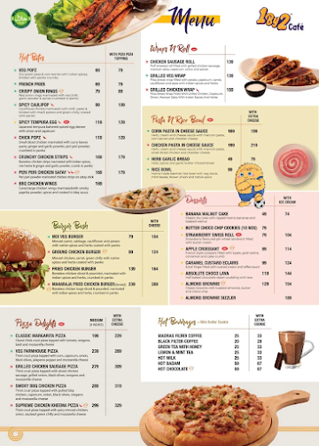 1By2 Cafe menu 