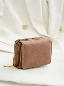Cartera Frost Simple para Mujer, Moda con Personalidad, Diseño Elegante, Acabado Mate, Ideal para Uso Diario y Ocasiones Especiales.