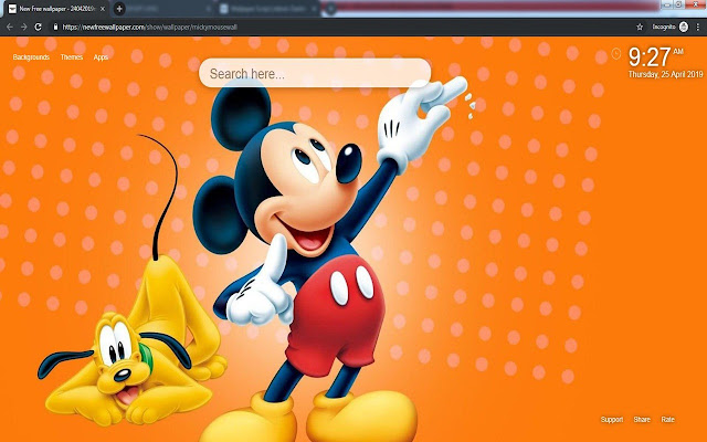 Mickey hiire tapeet koomiline HD