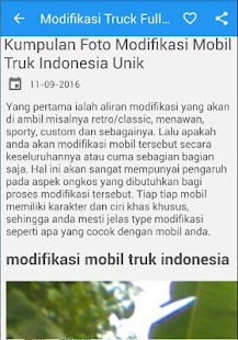 Modifikasi Truck Full Variasi Aplikasi Di Google Play