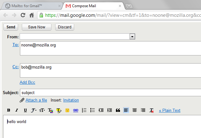 Mailto: for Gmail™ Preview image 4