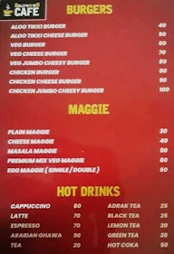 Bollywood Cafe menu 1