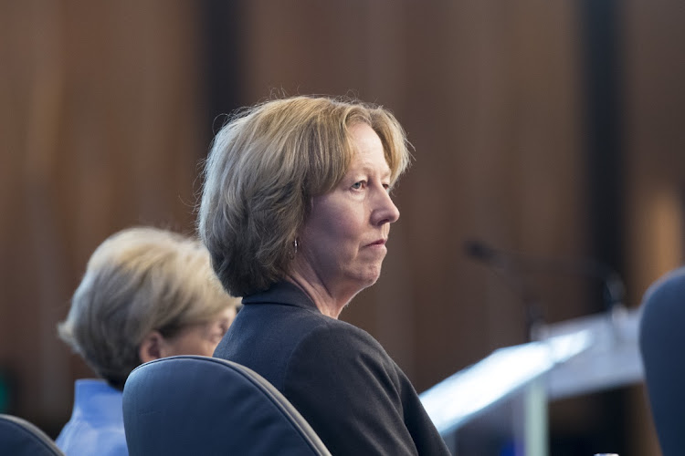 Meg O'Neil, chief executive officer of Woodside Petroleum Ltd., during the AFR Business Summit in Sydney, Australia, on Wednesday, March 9, 2022.