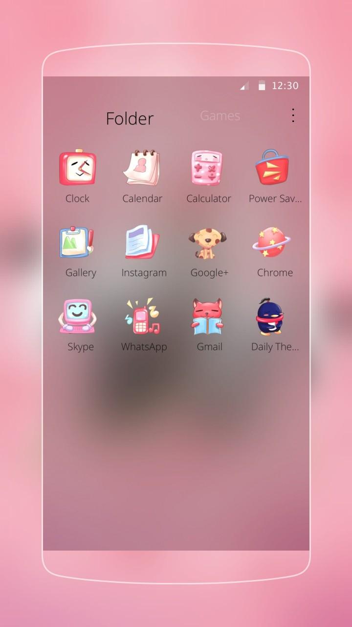 Pink Panda Love Screen 3