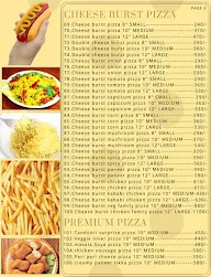 Pizza World menu 2