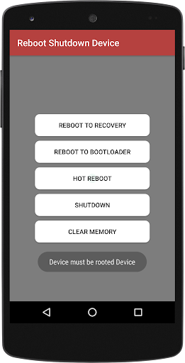 Reboot Restart Shutdown Device