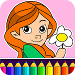 Cover Image of Download Girls Coloring Game  APK