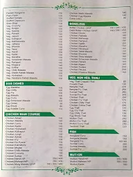 Hotel Arambha menu 7