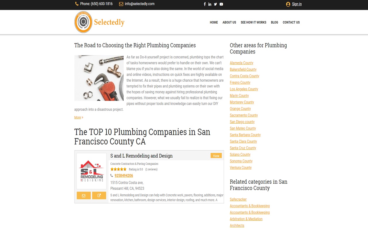 Plumbing Contractors San Francisco Preview image 0