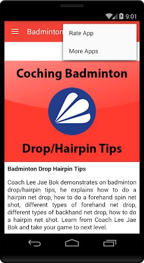 免費下載運動APP|Badminton Drop Hairpin Tips app開箱文|APP開箱王