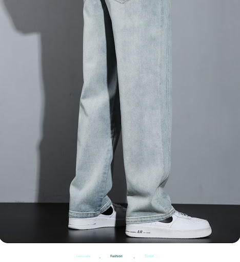 Title 18, Jean décontracté pour homme, ample et à jambes ...