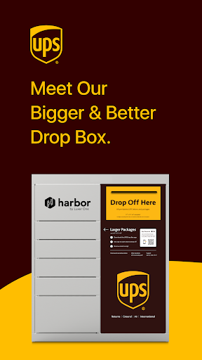 Screenshot UPS Drop Box