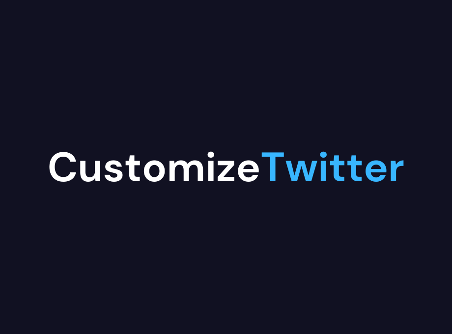 Customize Twitter Preview image 1