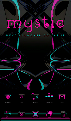 MYSTIC Next Launcher 3D Theme
