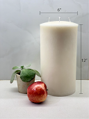 Scented Pillar Candle - French Vanilla