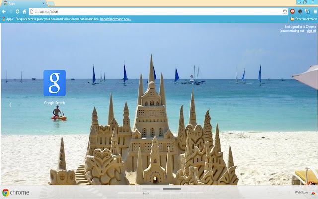 Boracay Sand Art chrome extension