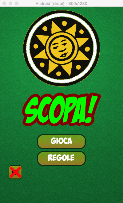 Android application Scopa! screenshort