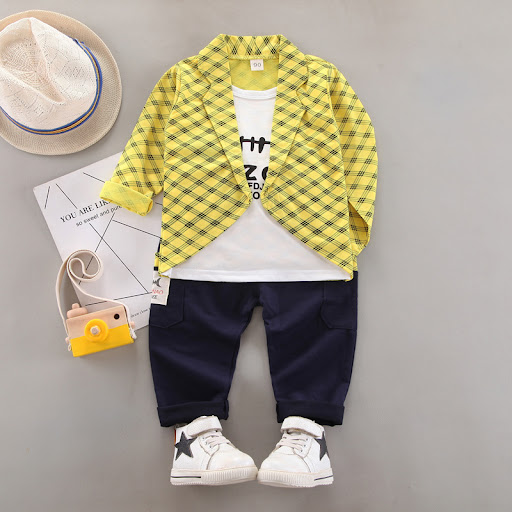 Title 8, Childrens Spring and Autumn Two-Piece Suit Com...