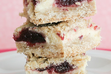 Oatmeal-Cheesecake-Cranberry Bars