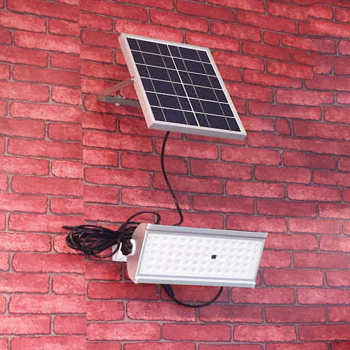 Title 8, Solar outdoor garden light providing bright, au...