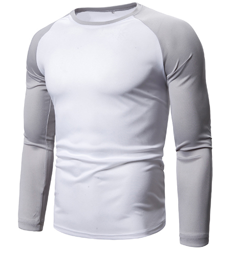 T-shirt Homme Casual Manches Longues Col Rond Soin de la Peau | Douceur, Confort et Respirabilité | Idéale pour le Quotidien et le Bien-être