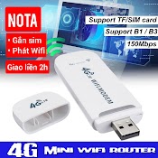 [Hỏa Tốc] Usb Phát Wifi 4G Dcom Phát Wifi 3G 4G Tốc Độ 150Mbps Giá Rẻ - Usb 4G Lte Dongle Phát Wifi Từ Sim Đổi I.p