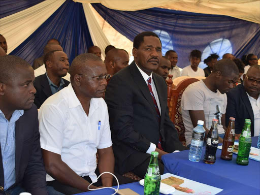 Trade CS Peter Munya at Maua stadium on Saturday where he attended a requiem mass. He said he he has not made up his mind on which seat he will run for in 2022.