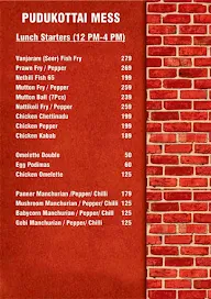 Pudukottai Mess menu 4