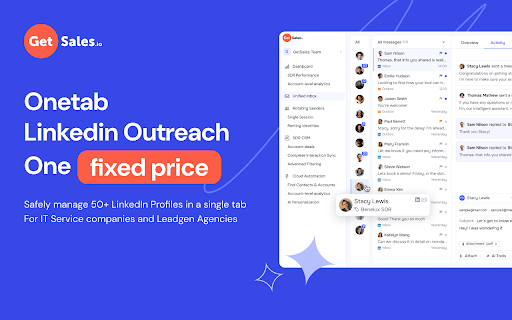 GetSales.io - Collect Leads & Export to CRM