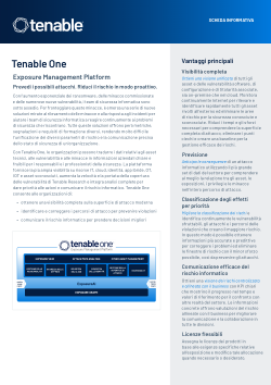 Scheda informativa di Tenable One