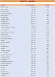 Shri Ram Sweet House menu 7