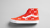 vans vault x wtaps sk8-hi lx bones, orange & white