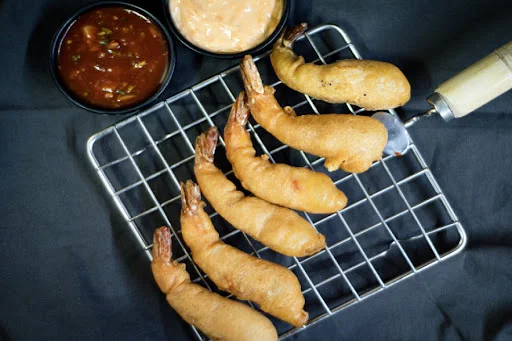 Golden Fried Prawns