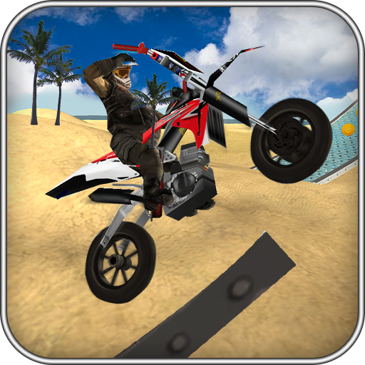 Motocross Plage Stunts icon