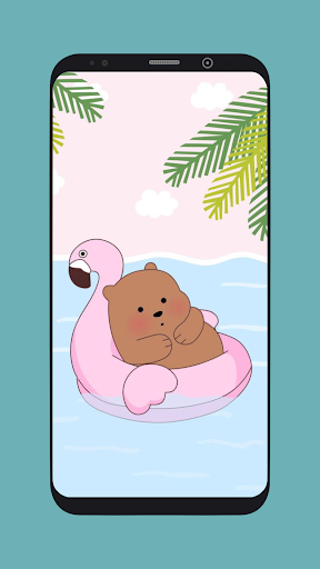 Cute Brown Bear Wallpaper