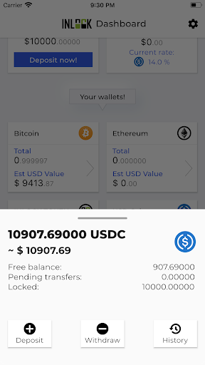 INLOCK Crypto Savings Account