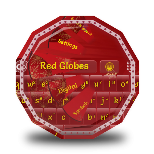 Red Globes GO Keyboard 個人化 App LOGO-APP開箱王