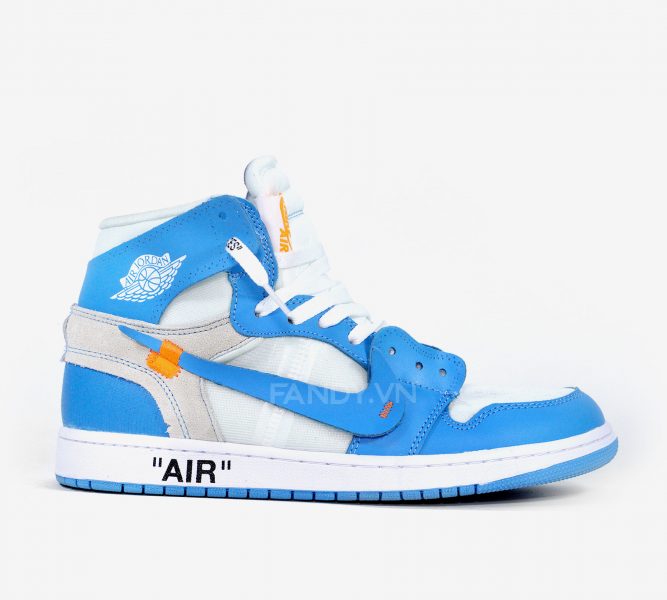 Giày Nike Air Jordan 1s Off White  UNC