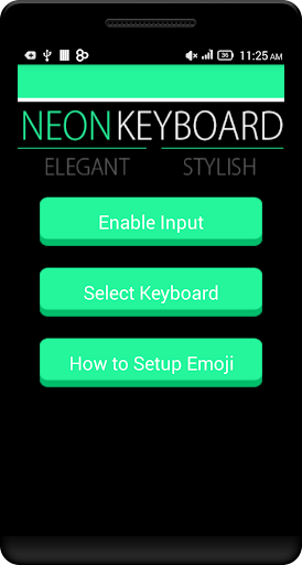 Neon Keyboard - Emoji