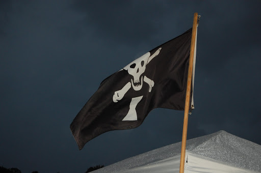 A pirate flag.