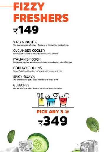 UBQ By Barbeque Nation menu 