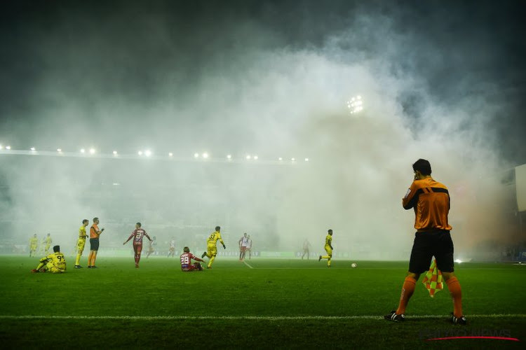 Zulte Waregem kent straf voor vuurwerk in stilgelegde match tegen Moeskroen