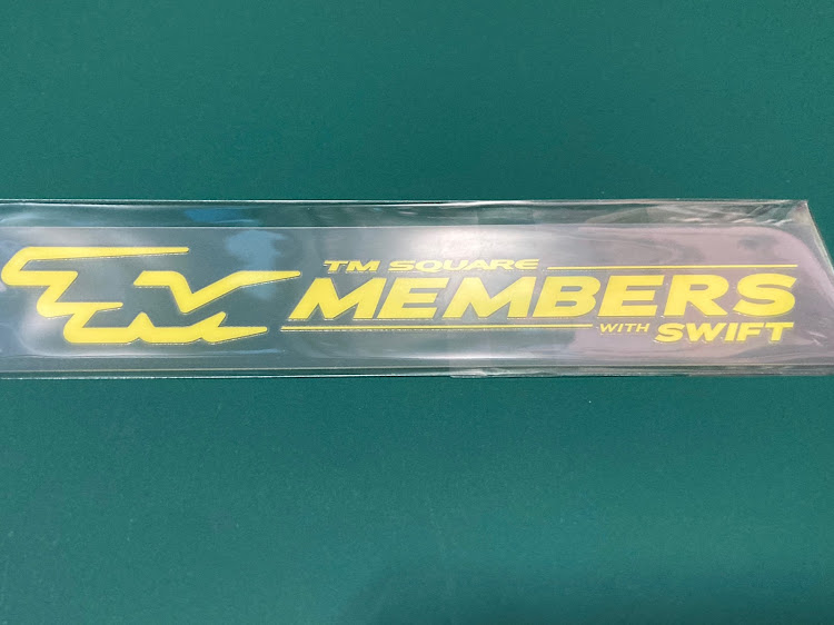 スイフトスポーツの田中ミノル・TM SQUARE・ステッカー・TM membersに関するカスタム事例の投稿画像1枚目