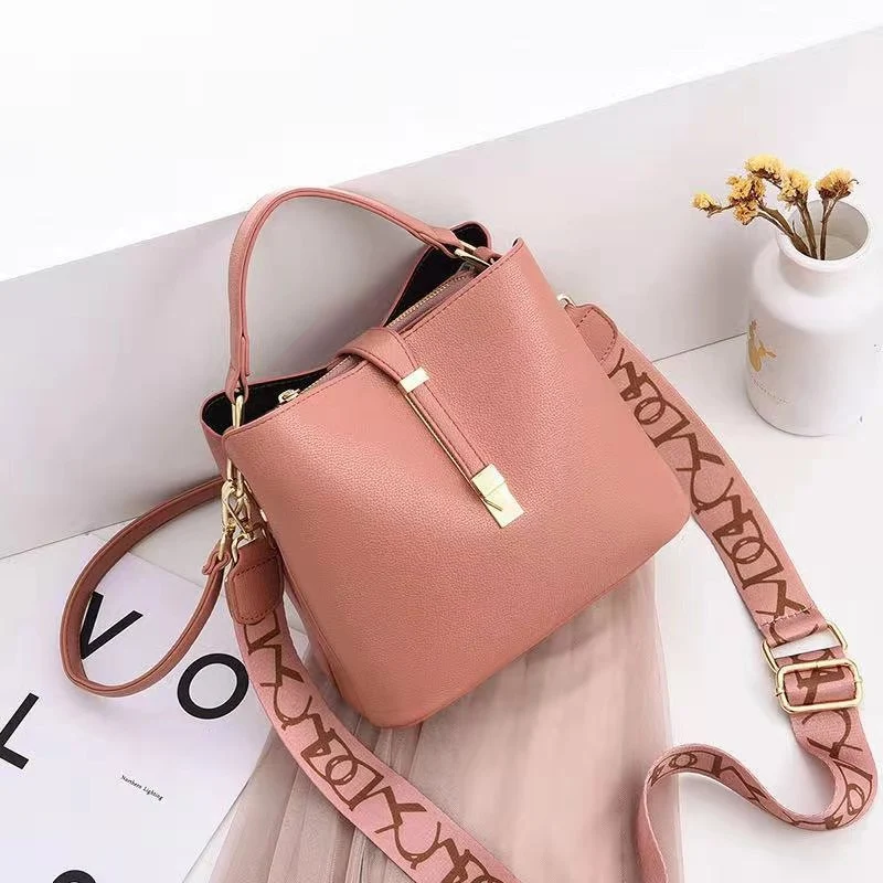 Dames Bucket Bag, Schoudertas en Messenger Bag, Functioneel en Stijlvol, Perfect voor Dagelijks Gebruik, Voldoende Ruimte en een Modieus Design