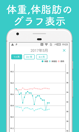 カレンダーで体重管理と食事記録 ハミング 写真とメモ 簡単レコーディング Google Play ਤ ਐਪ